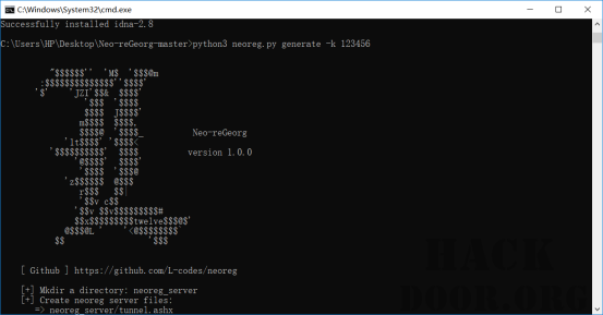 【代理】Neo-reGeorg 基础用法与隧道生成-赤道学院